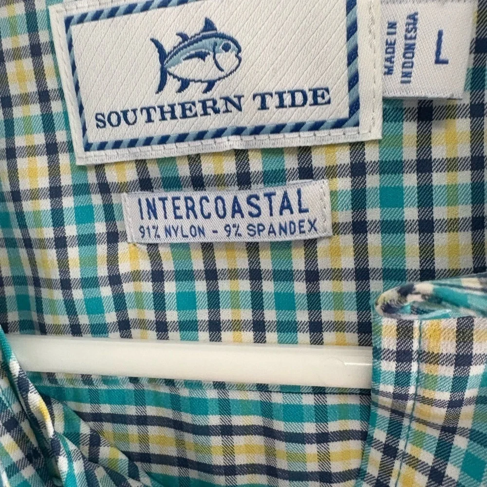 Southern Tide Multicolor Plaid Button Down Shirt